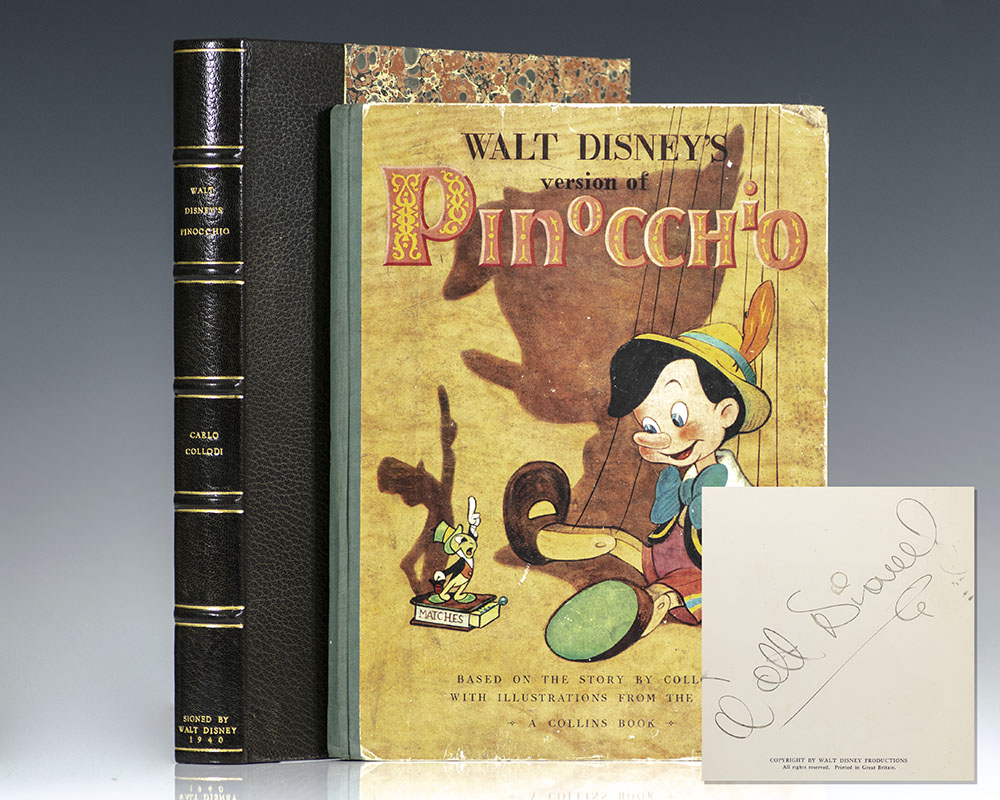 Walt Disney's Version of Pinocchio. - Raptis Rare Books  Fine Rare and  Antiquarian First Edition Books for Sale