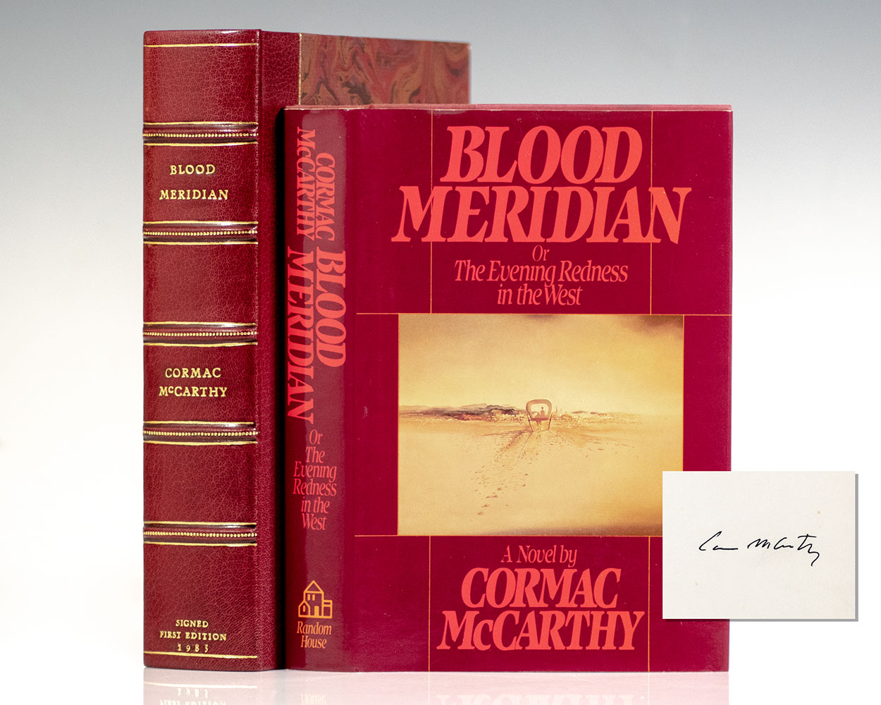 Blood Meridian Cormac McCarthy First Edition Signed Rare Book