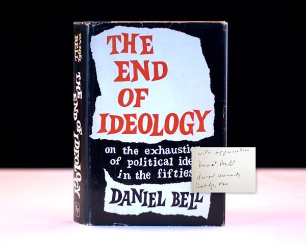 https://www.raptisrarebooks.com/images/35554/the-end-of-ideology-on-the-exhaustion-of-political-daniel-bell-first-edition-signed-1960.jpg