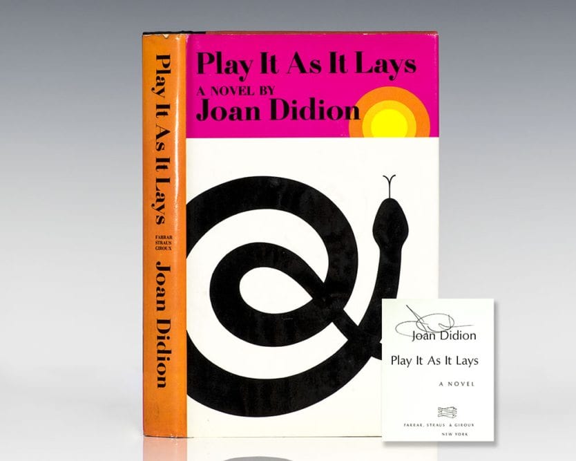 Play It As It Lays FIrst Edition Signed Joan Didion