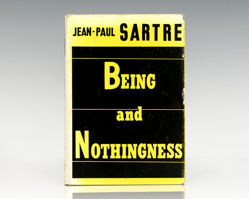 Being and Nothingness Sartre First Edition Signed