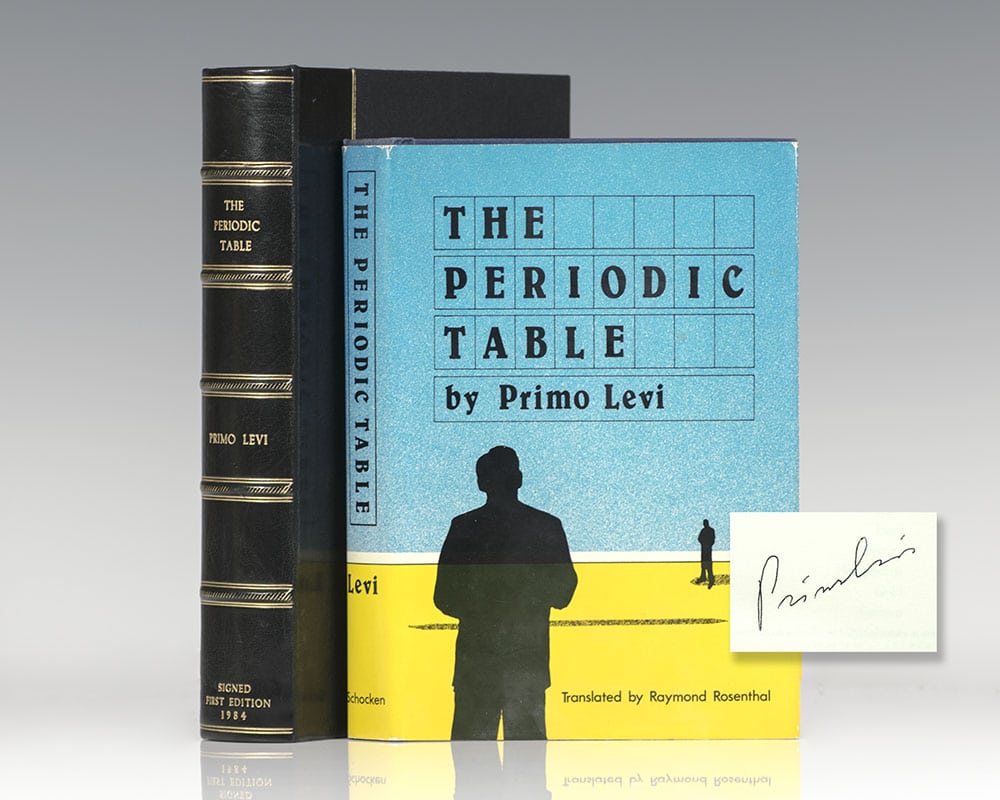 The Periodic Table Primo Levi First Edition Signed