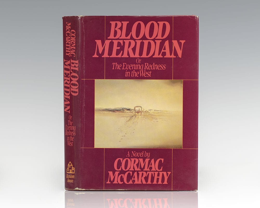 Blood Meridian Cormac McCarthy First Edition Signed Rare Book