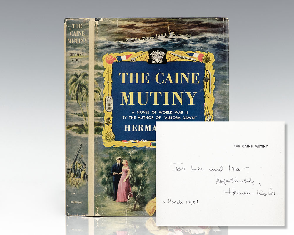 The Caine Mutiny First Edition Signed Herman Wouk