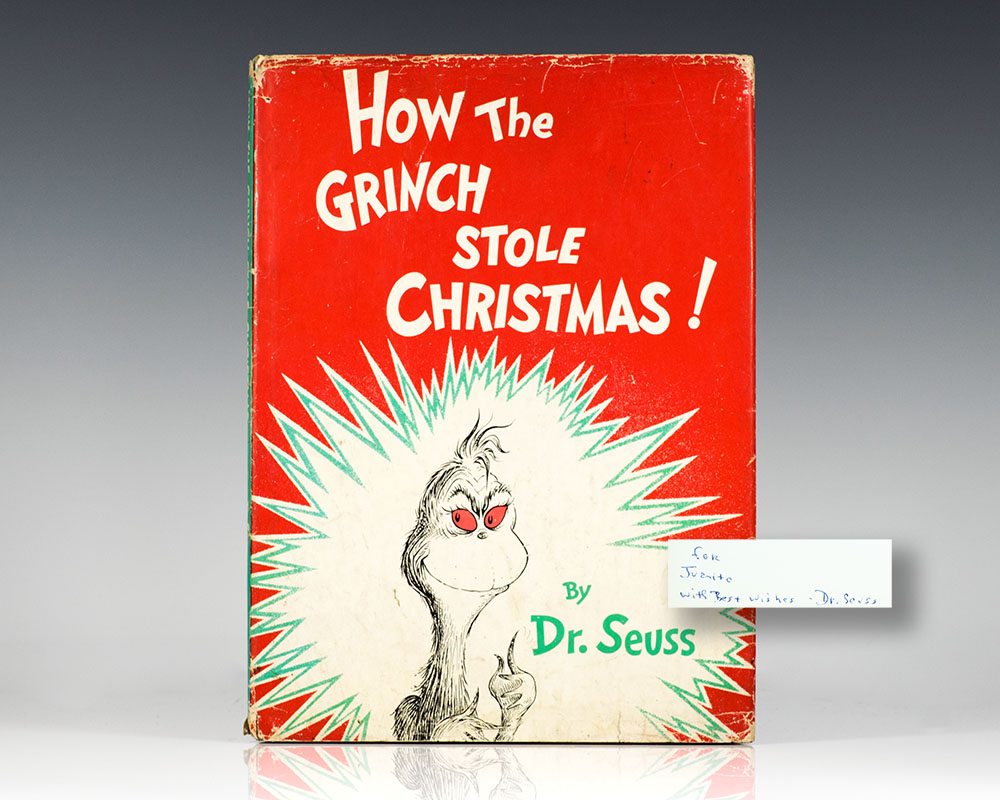 How The Grinch Stole Christmas Dr. Suess First Edition Signed
