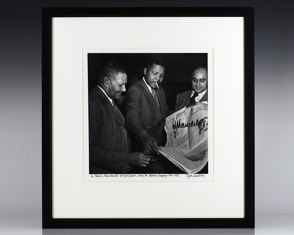 Nelson Mandela Silver Gelatin Print.