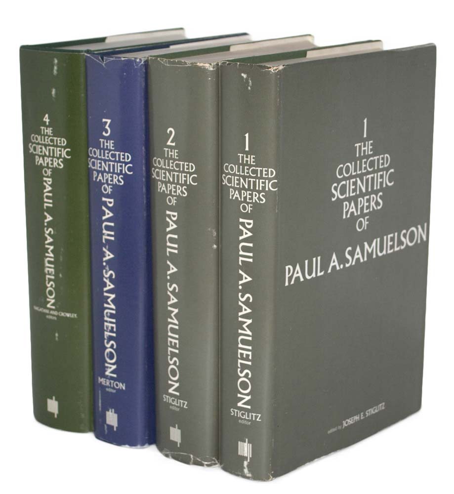 The Collected Papers of Paul A. Samuelson: Volumes 1-4.