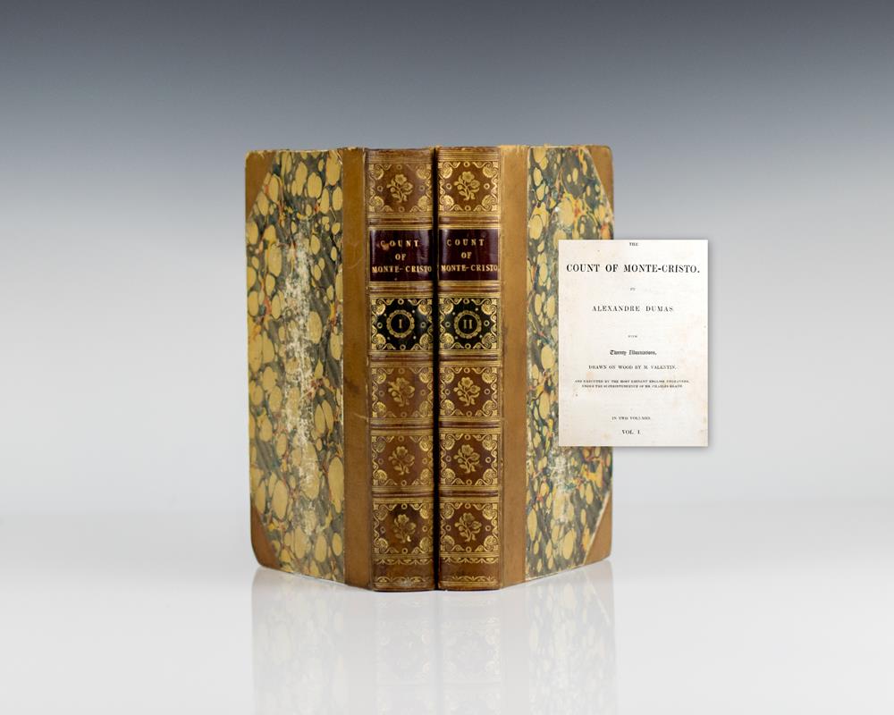 The Count of Monte Cristo Alexander Dumas First Edition Rare Book