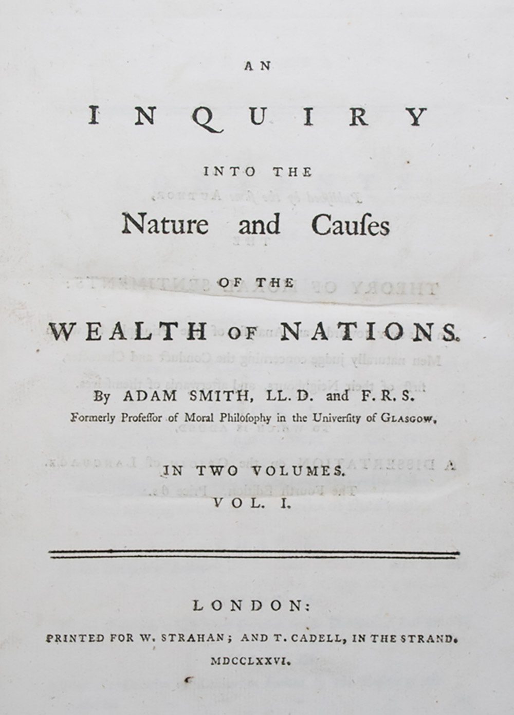 An Inquiry into the Nature and Causes of the Wealth of Nations. - Image 3