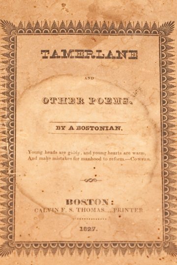 Tamerlane and Other Poems by Edgar Allen Poe