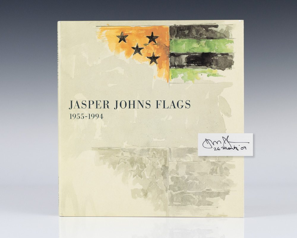 Jasper Johns Flags First Edition Signed Rare Book