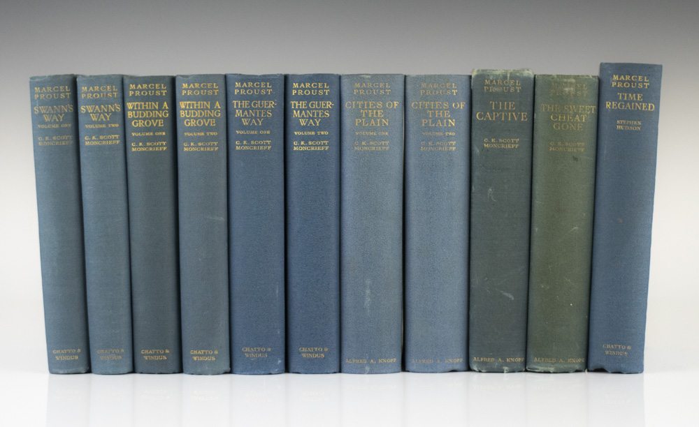 Remembrance of Things Past (A La Recherche Du Temps Perdu): Swann's Way; Within a Budding Grove; The Guermantes Way; Cities of the Plain; The Captive; The Sweet Cheat Gone; Time Regained.
