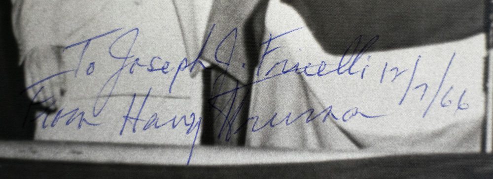 Harry Truman Signed Photograph.