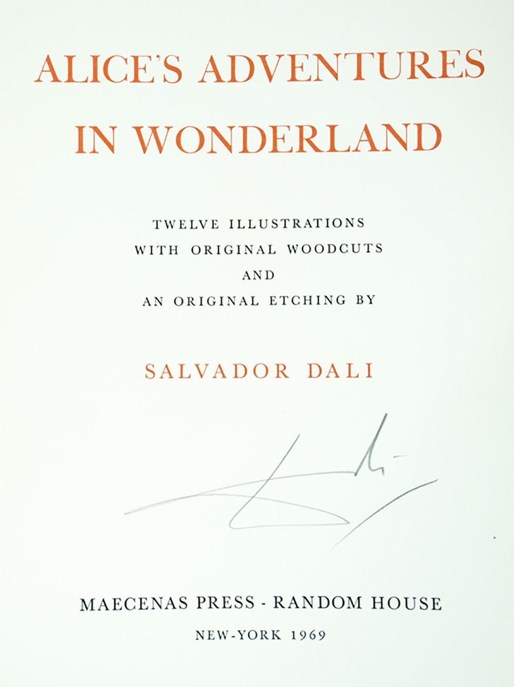 Alice's Adventures in Wonderland.