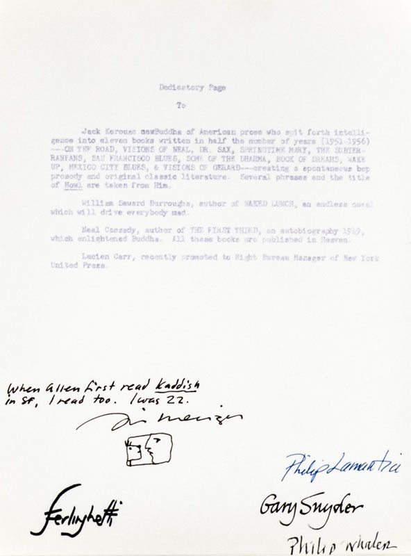 Howl, for Carl Solomon. Mimeographed for the Six Gallery Reading. - Image 4