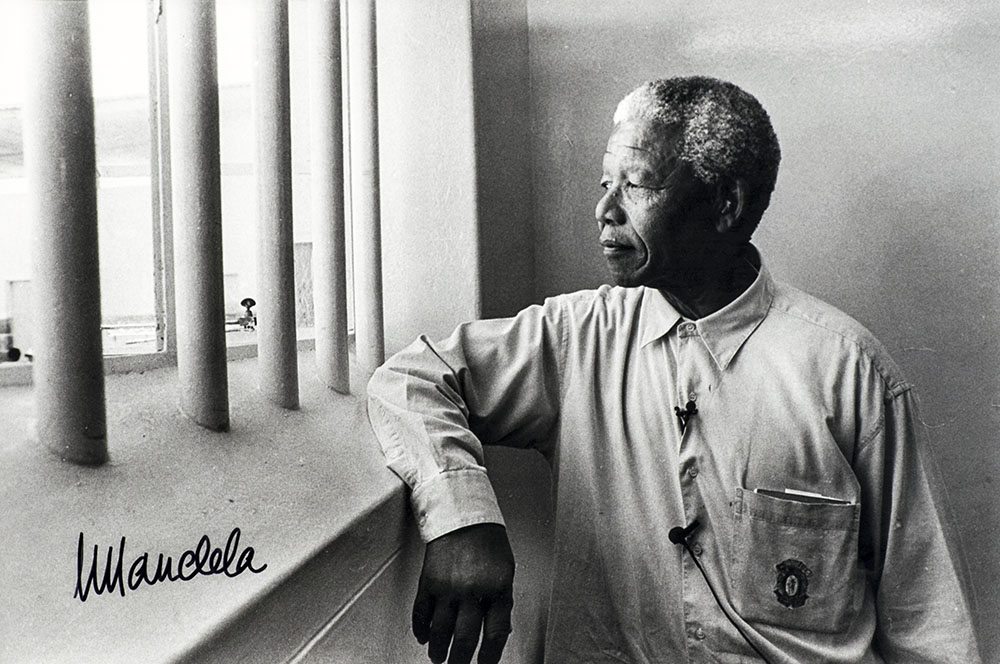 Nelson Mandela Silver Gelatin Print.