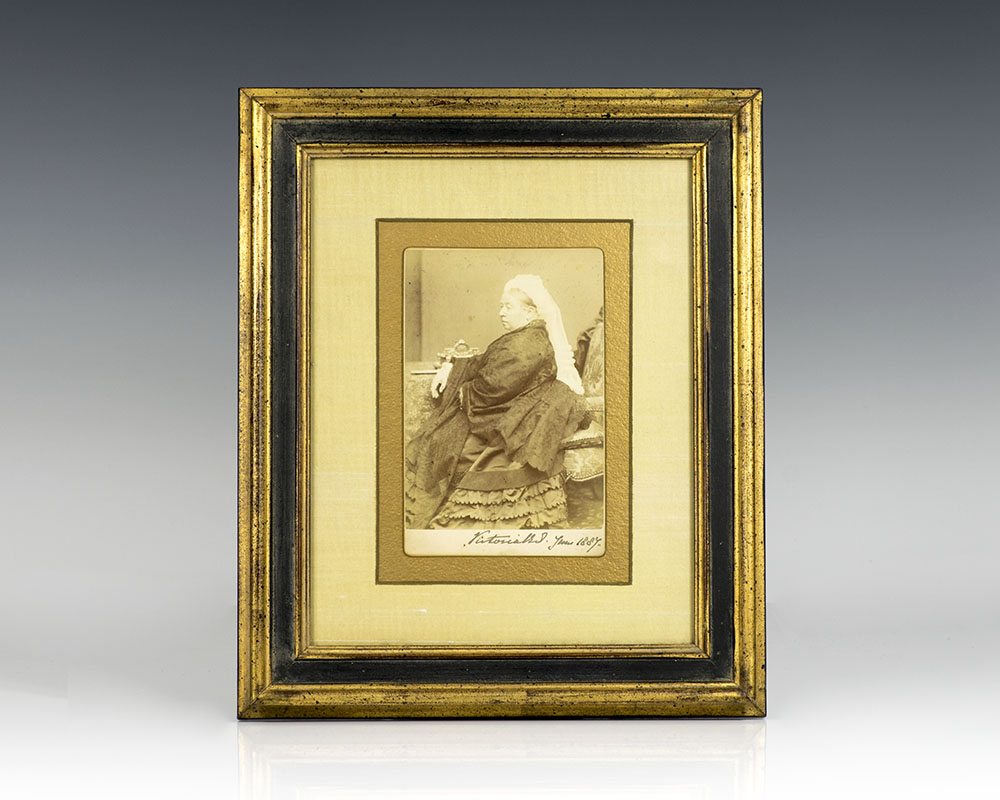 Queen Victoria Signed Photograph.