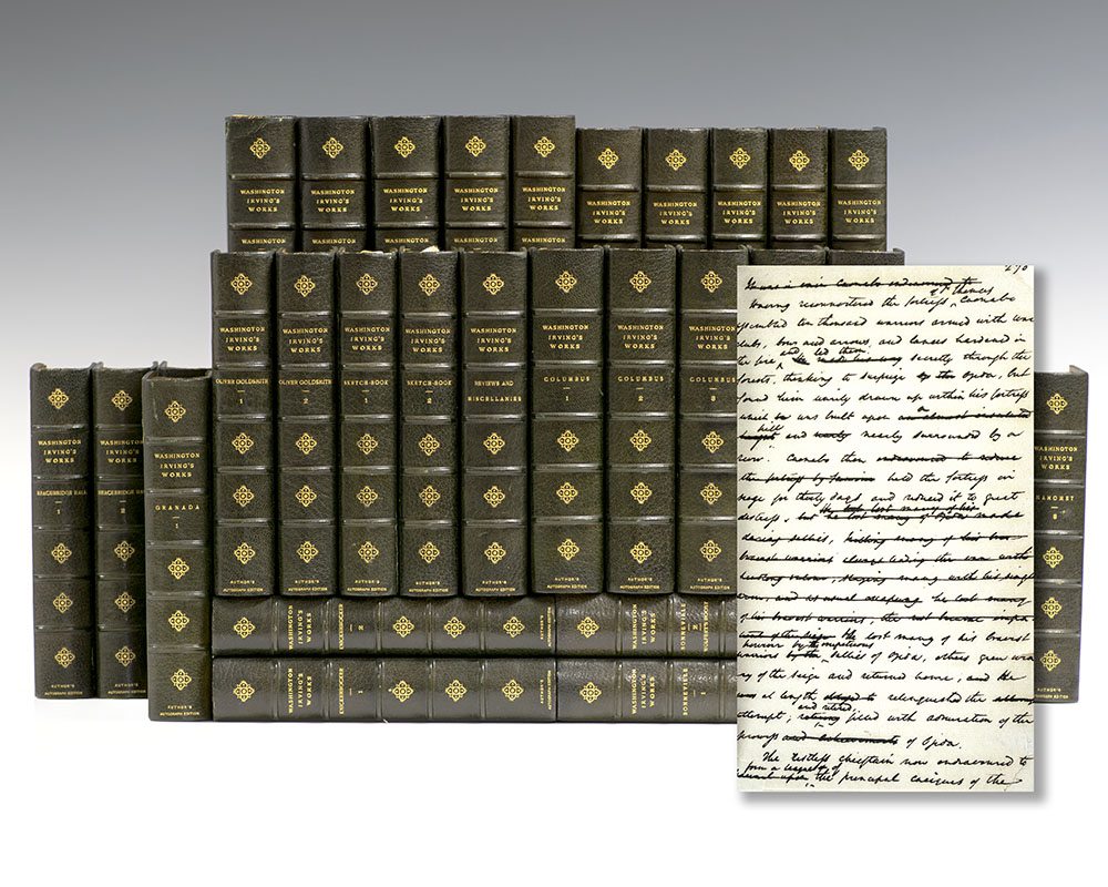 The Works of Washington Irving: The Autograph Edition [The Legend of Sleepy Hollow; Rip Van Winkle].