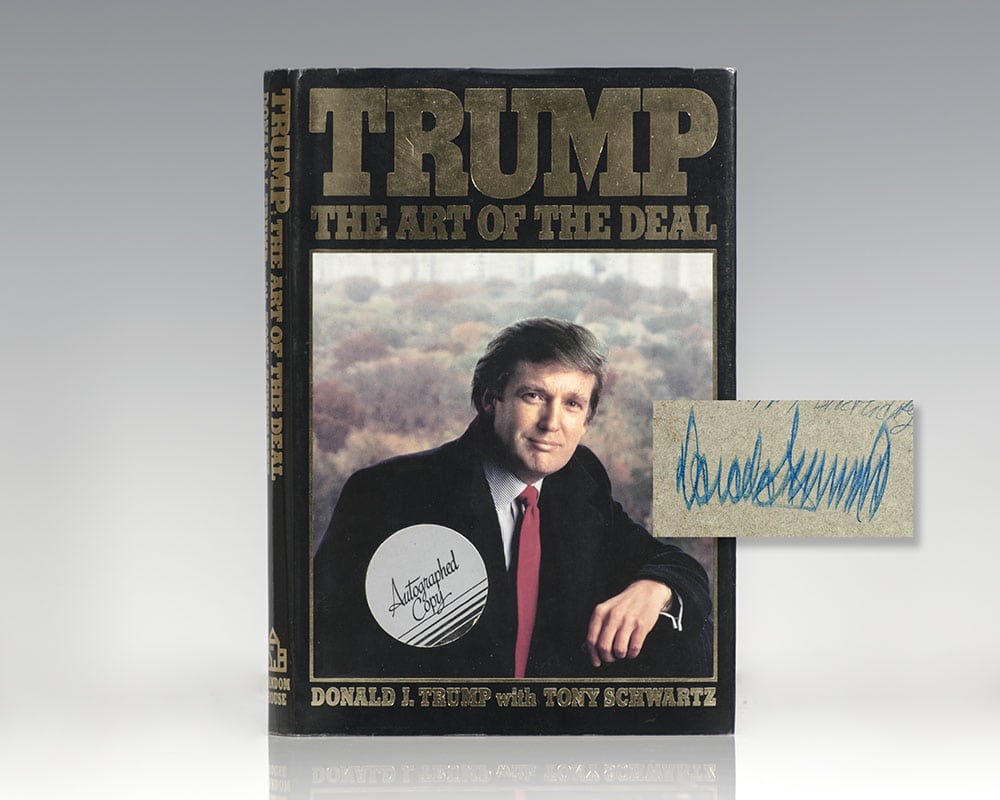 Trump The Art of the Deal Donald Trump First Edition Signed
