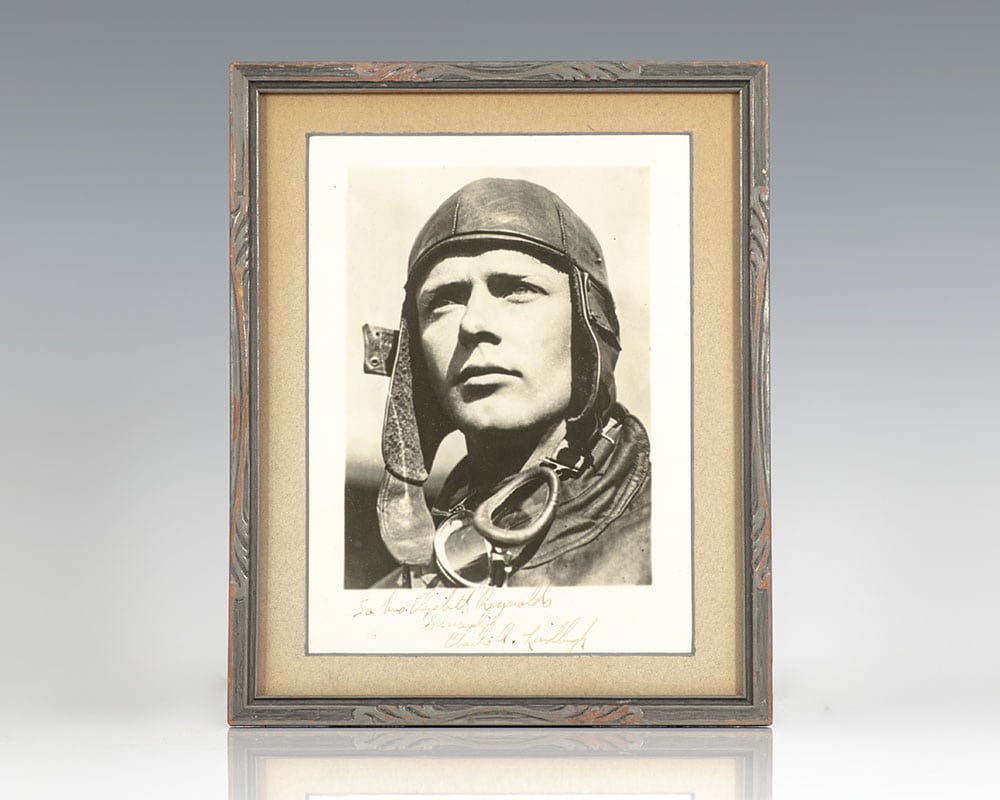 Charles Lindbergh Signed Photograph.