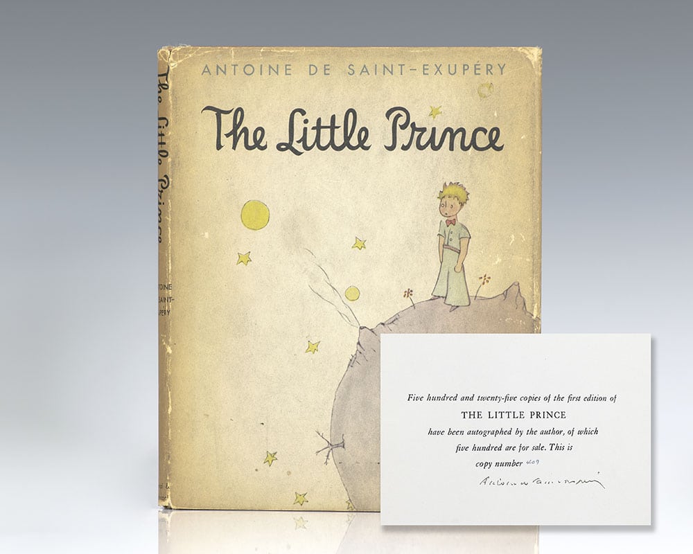 The Little Prince Antoine De Saint-Exupery Signed Limited First