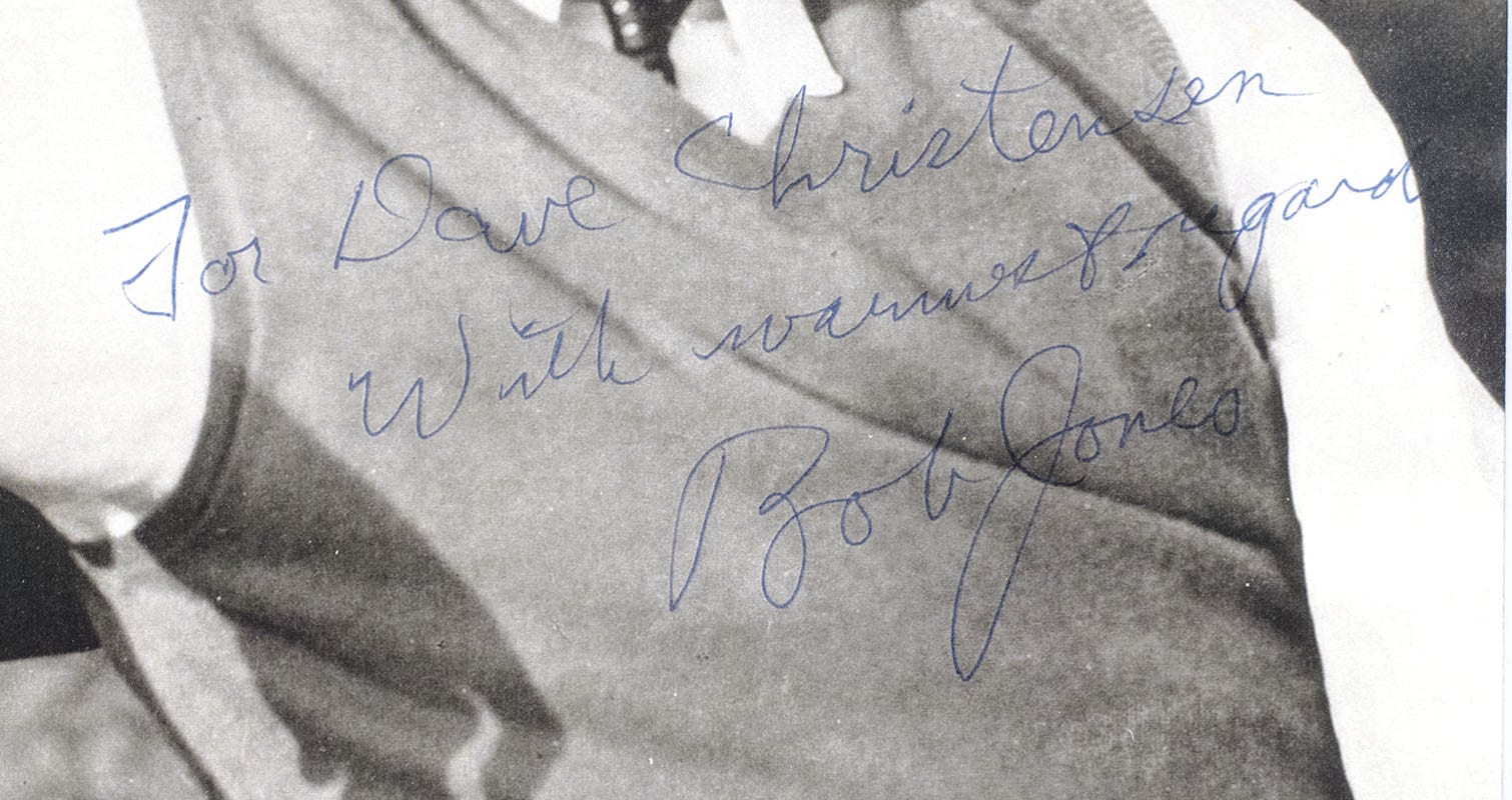 Bobby Jones Signed Photograph