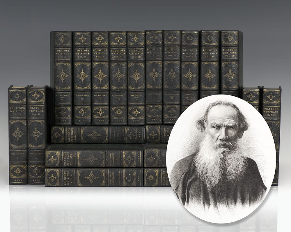 The Complete Works of Leo Tolstoy Leather Bound