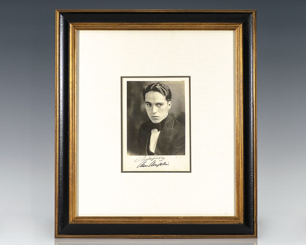 Charlie Chaplin Signed Photograph