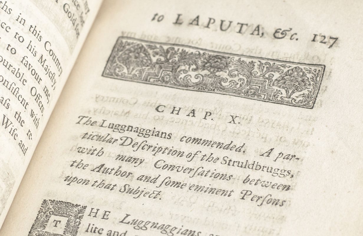 Travels into Several Remote Nations of the World. In Four Parts. By Lemuel Gulliver, first Surgeon, and then Captain of several Ships (Gulliver's Travels)