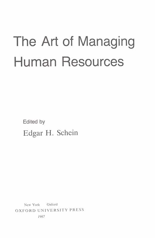 The Art of Managing Human Resources