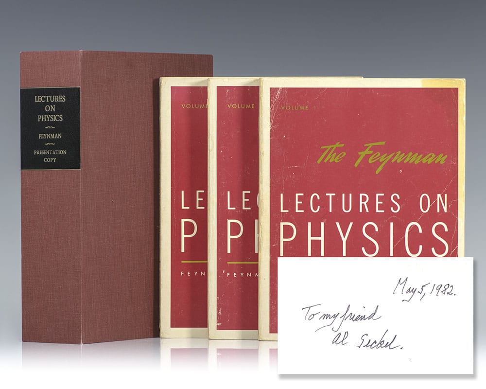 The Feynman Lectures On Physics First edition Signed Rare