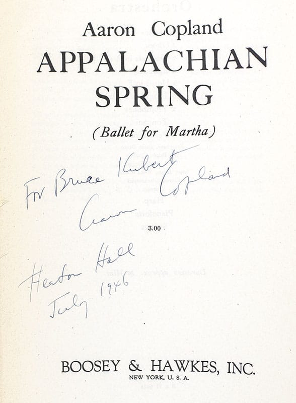 Appalachian Spring (Ballet for Martha)