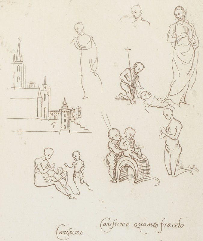 Drawings and Studies by Raffaelle Sanzio in the University Galleries, Oxford