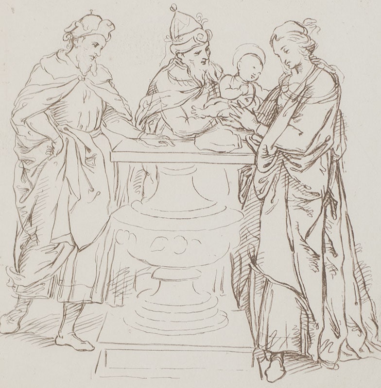Drawings and Studies by Raffaelle Sanzio in the University Galleries, Oxford