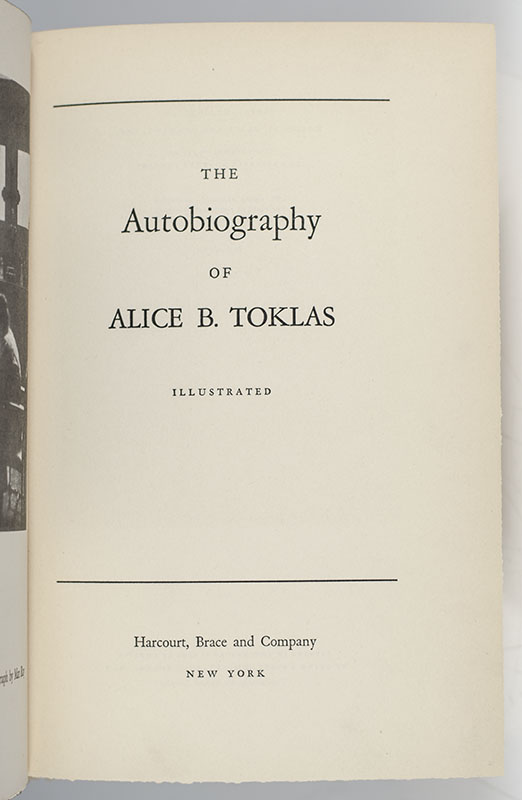 The Autobiography of Alice B. Toklas