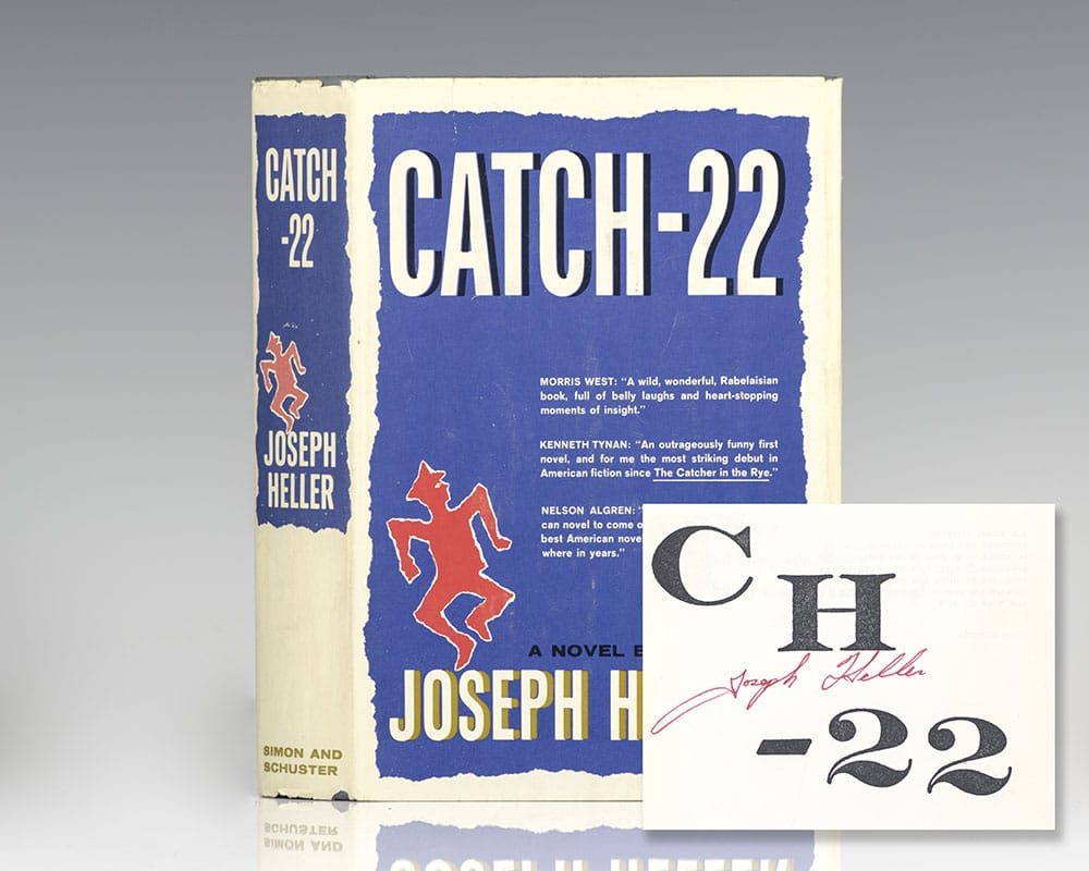 Catch 22 Joseph Heller First Edition Inscribed