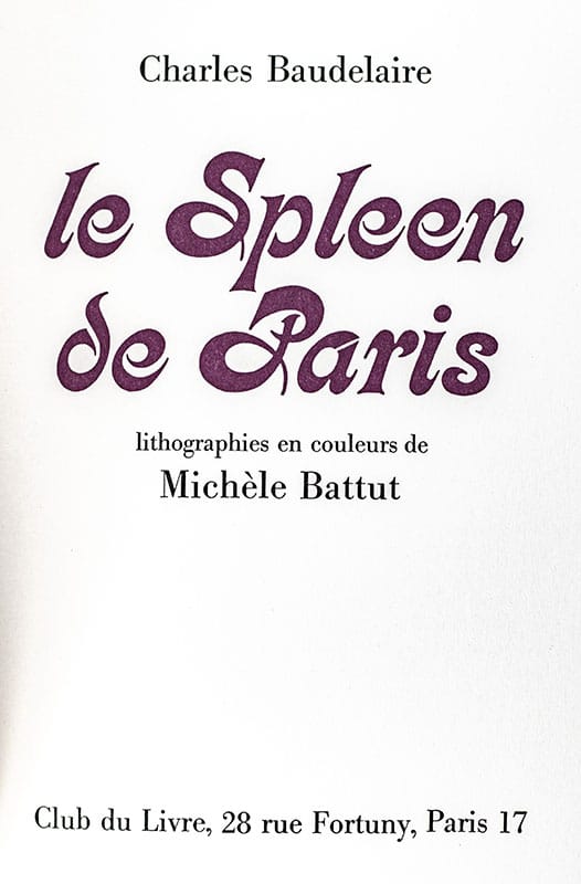 Oeuvres de Charles Baudelaire. - Image 4
