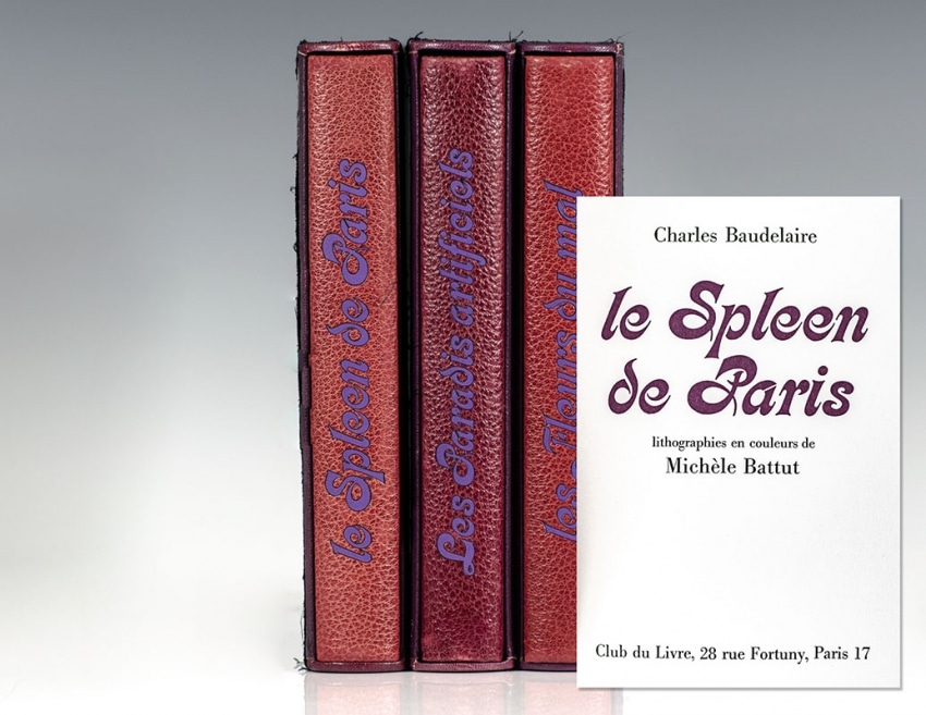 Oeuvres de Charles Baudelaire Club de Livre Deluxe Limited