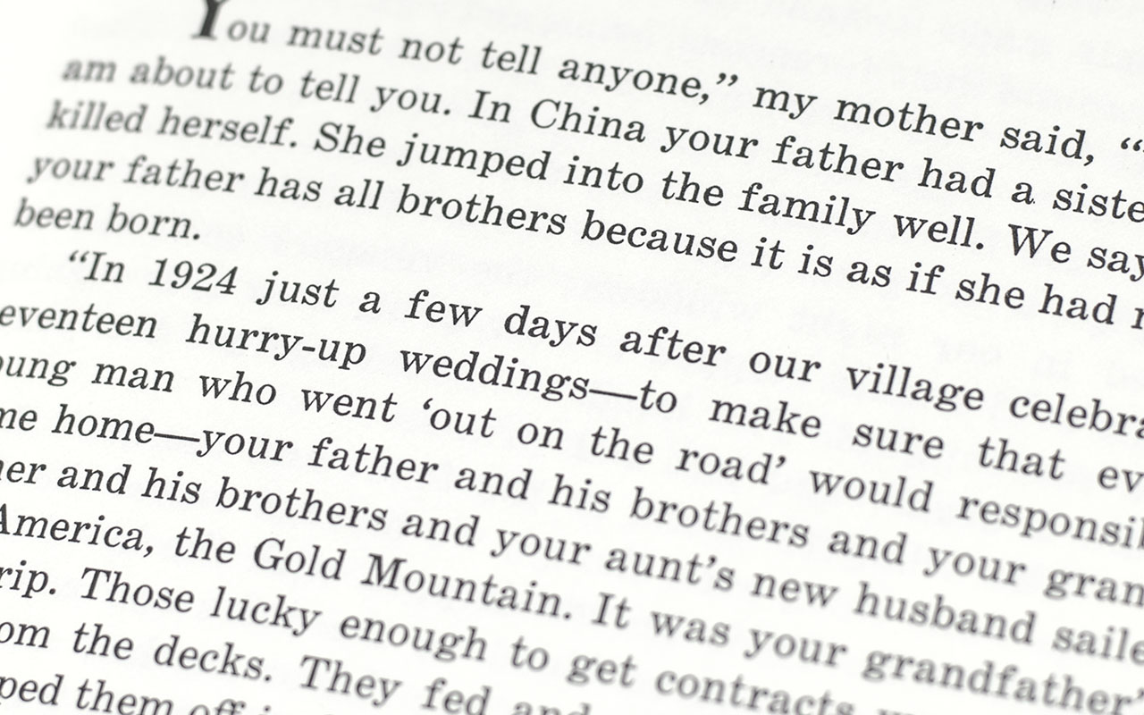 The Woman Warrior: Memoirs of a Girlhood Among Ghosts