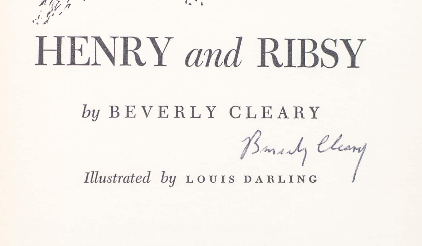 Henry and Ribsy.