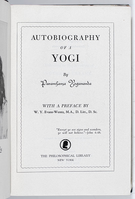 Autobiography of a Yogi