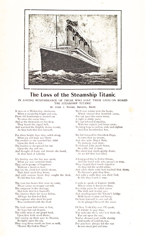 Rare Titanic Collection