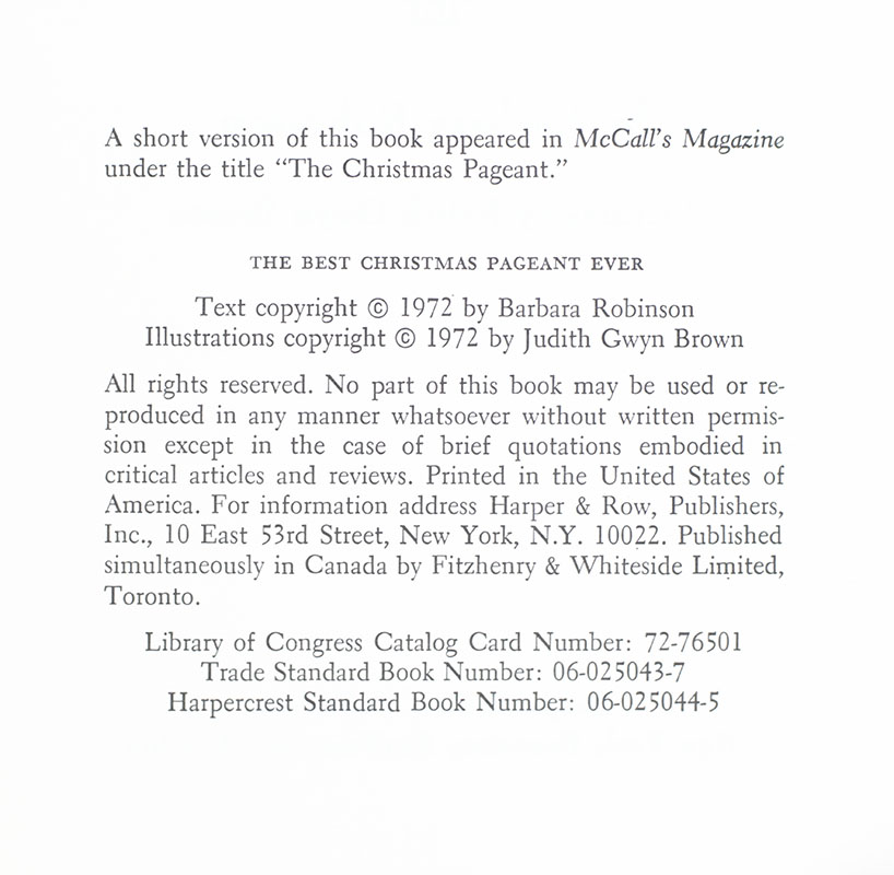 The Best Christmas Pageant Ever