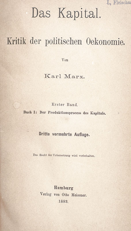 Das Kapital: Kritik der politischen Oekonomie