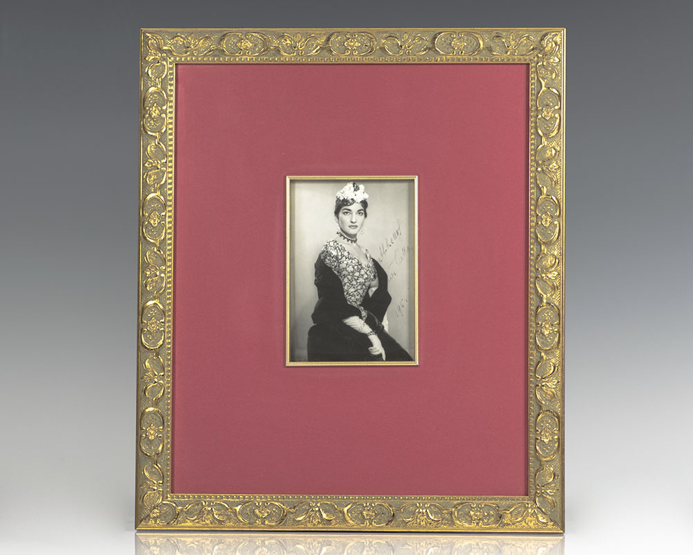 Maria Callas Signed Photograph