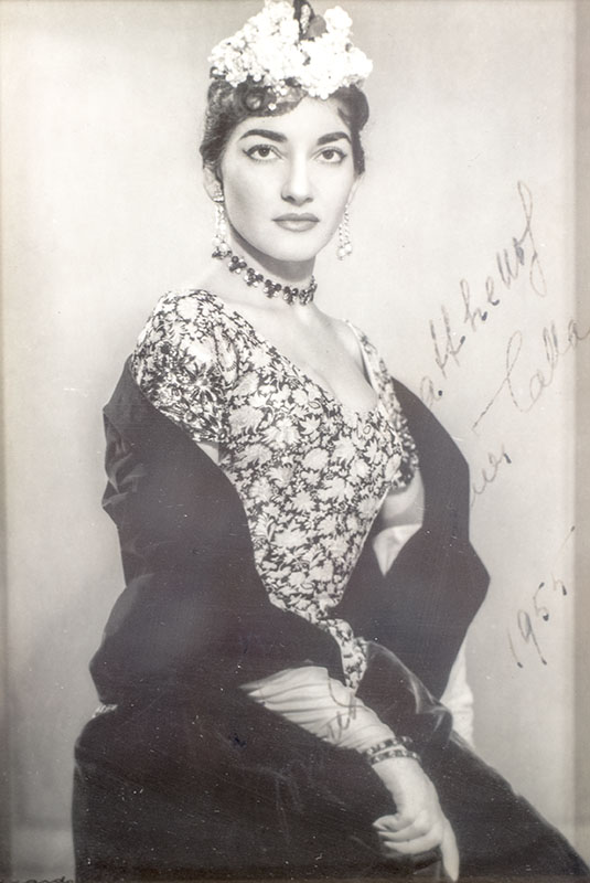 Maria Callas Signed Photograph