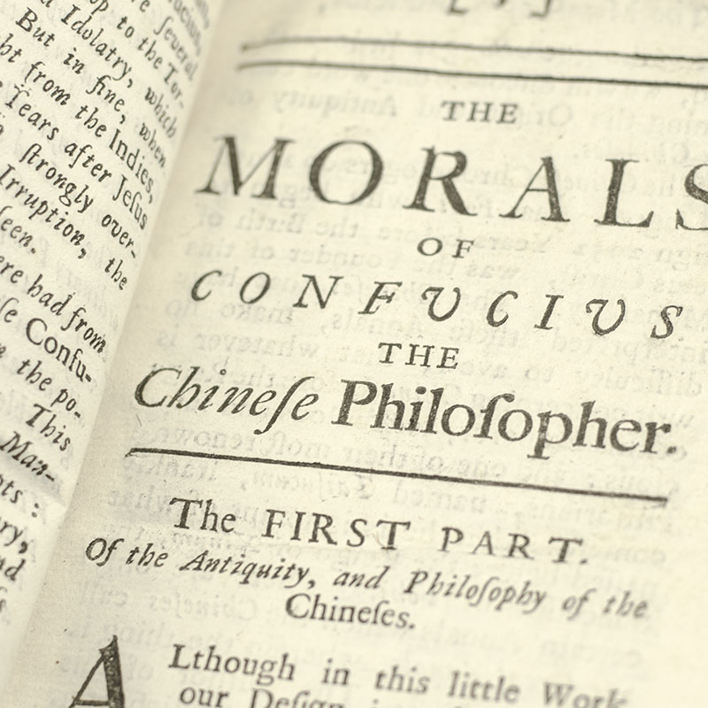 The Morals of Confucius, A Chinese Philosopher