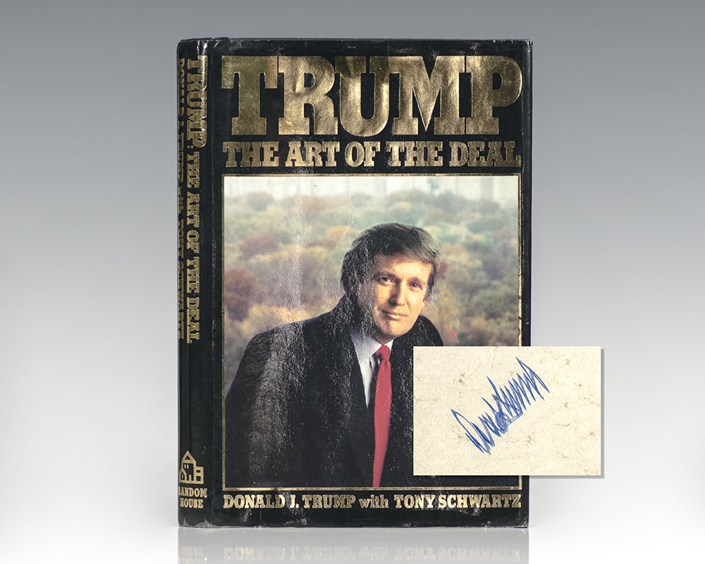 Trump The Art of the Deal Donald Trump First Edition Signed