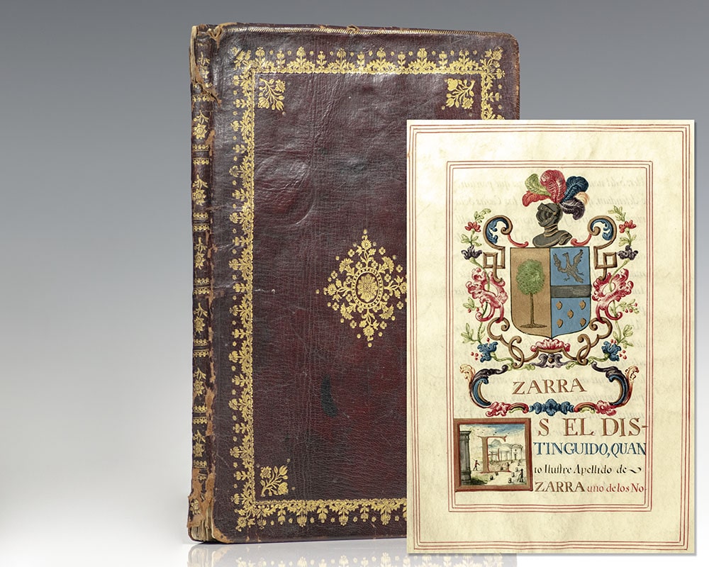 Don Ramon Zazo of Ortega Signed Patent of Nobility.