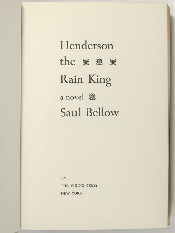 Henderson the Rain King